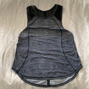 Lululemon Black + Mesh Workout Tank
